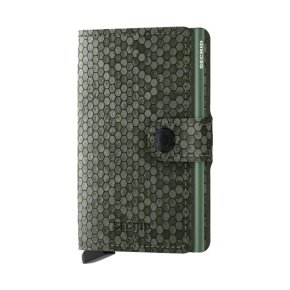 Miniwallet hexagon green